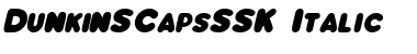 DunkinSCapsSSK Font