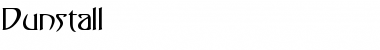 Dunstall Font