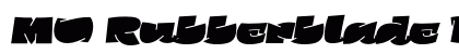 MO Rubberblade Bold Italic preview