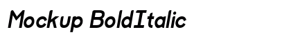 Mockup BoldItalic preview