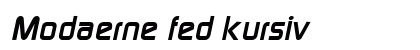 Modaerne fed kursiv preview