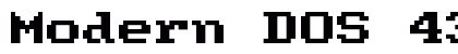 Modern DOS 437 8x8 Regular preview