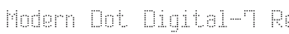 Modern Dot Digital-7 Regular preview
