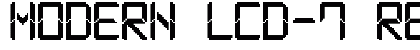 Modern LCD-7 Regular preview