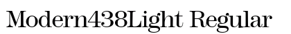 Modern438Light Regular preview