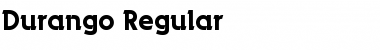 Durango Regular Font Durango Regular Font