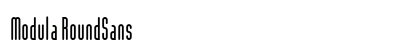 Modula RoundSans Preview