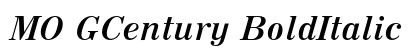 MO GCentury BoldItalic preview