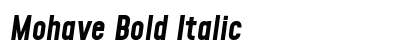 Mohave Bold Italic preview