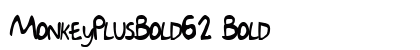 MonkeyPlusBold62 Bold preview