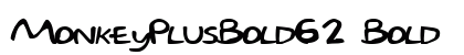 MonkeyPlusBold62 Bold preview
