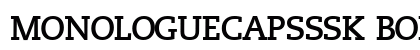 MonologueCapsSSK Bold preview