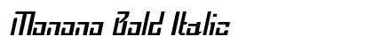 Monono Bold Italic Preview