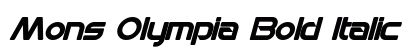 Mons Olympia Bold Italic Preview