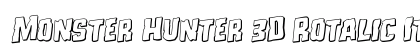 Monster Hunter 3D Rotalic Italic preview
