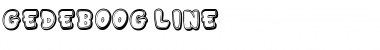 GEDEBOOG LINE Font