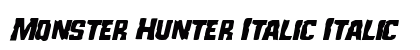 Monster Hunter Italic Italic preview