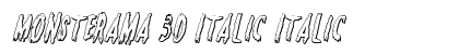 Monsterama 3D Italic Italic preview