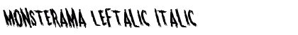 Monsterama Leftalic Italic preview