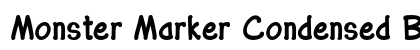 Monster Marker Condensed Bold Preview