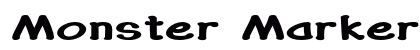 Monster Marker Expanded Bold preview