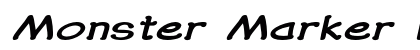 Monster Marker Expanded Italic Preview