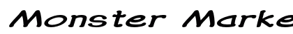 Monster Marker Extra-expanded Italic preview