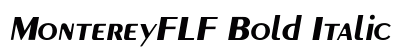MontereyFLF Bold Italic Preview