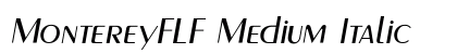 MontereyFLF Medium Italic Preview