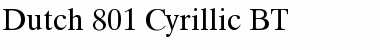 Dutch801Cyril BT Roman Font