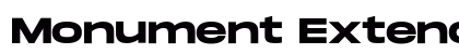 Monument Extended Bold preview