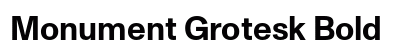Monument Grotesk Bold preview
