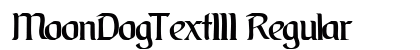 MoonDogText111 Regular Preview