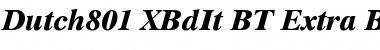 Download Dutch801 XBdIt BT Font