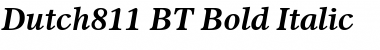 Dutch811 BT Font