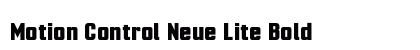 Motion Control Neue Lite Bold preview