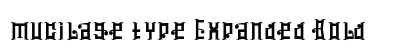 mucilage type Expanded Bold preview