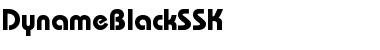 DynameBlackSSK Font