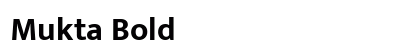 Mukta Bold preview