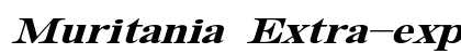 Muritania Extra-expanded Italic preview