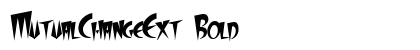 MutualChangeExt Bold preview