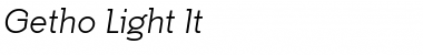 Download Getho Light Font Download Getho Light Font