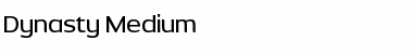 Dynasty Medium Font