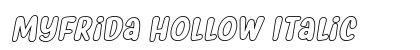 Myfrida Hollow Italic preview
