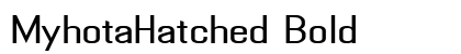 MyhotaHatched Bold preview