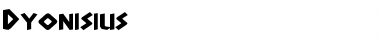 Dyonisius Font