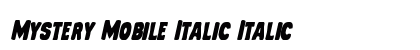 Mystery Mobile Italic Italic preview