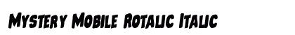 Mystery Mobile Rotalic Italic preview