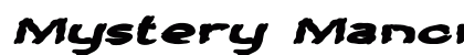 Mystery Manor Extra-expanded Italic preview