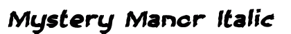 Mystery Manor Italic preview